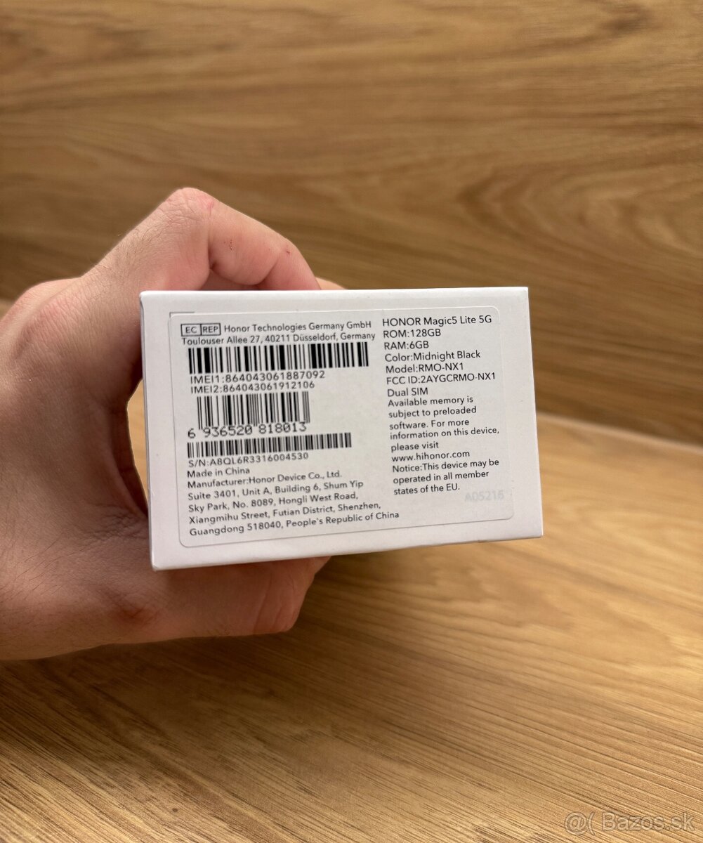 Honor Magic 5 Lite 6GB / 128GB Black - nerozbalený - 3