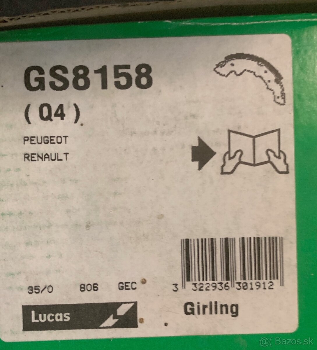 RENAULT 19 tlmice a brzdy, NOVE - 3