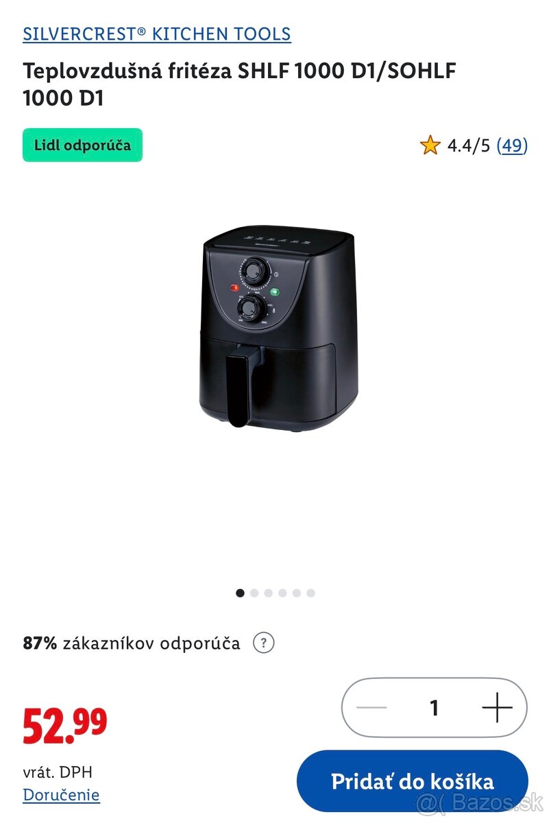 Teplovzdušná fritéza Silvercrest - 3