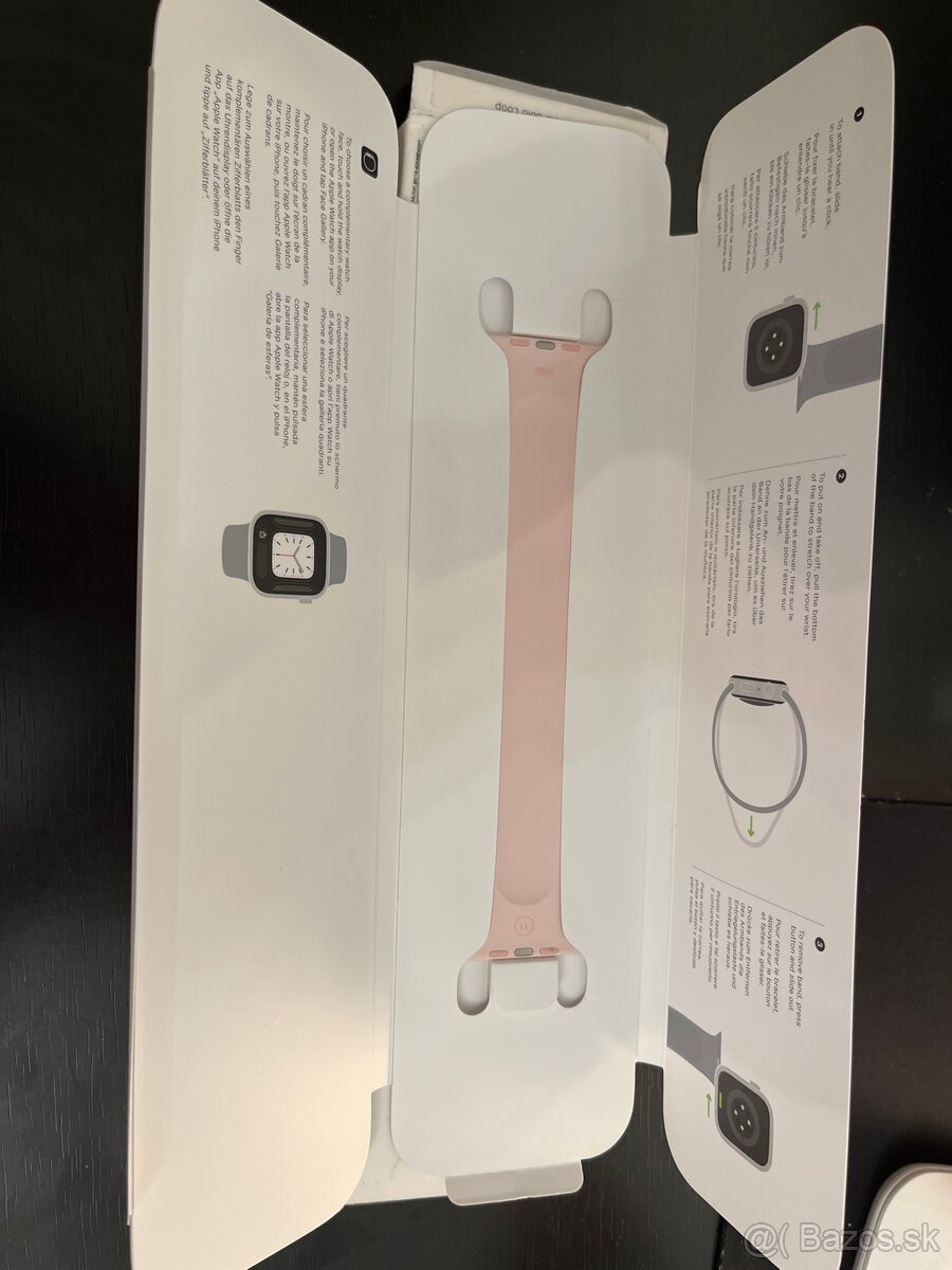 Apple Watch remienok ružový - 3