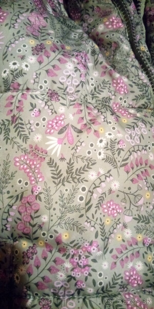 Zimná dievčenská bunda 134 - 3