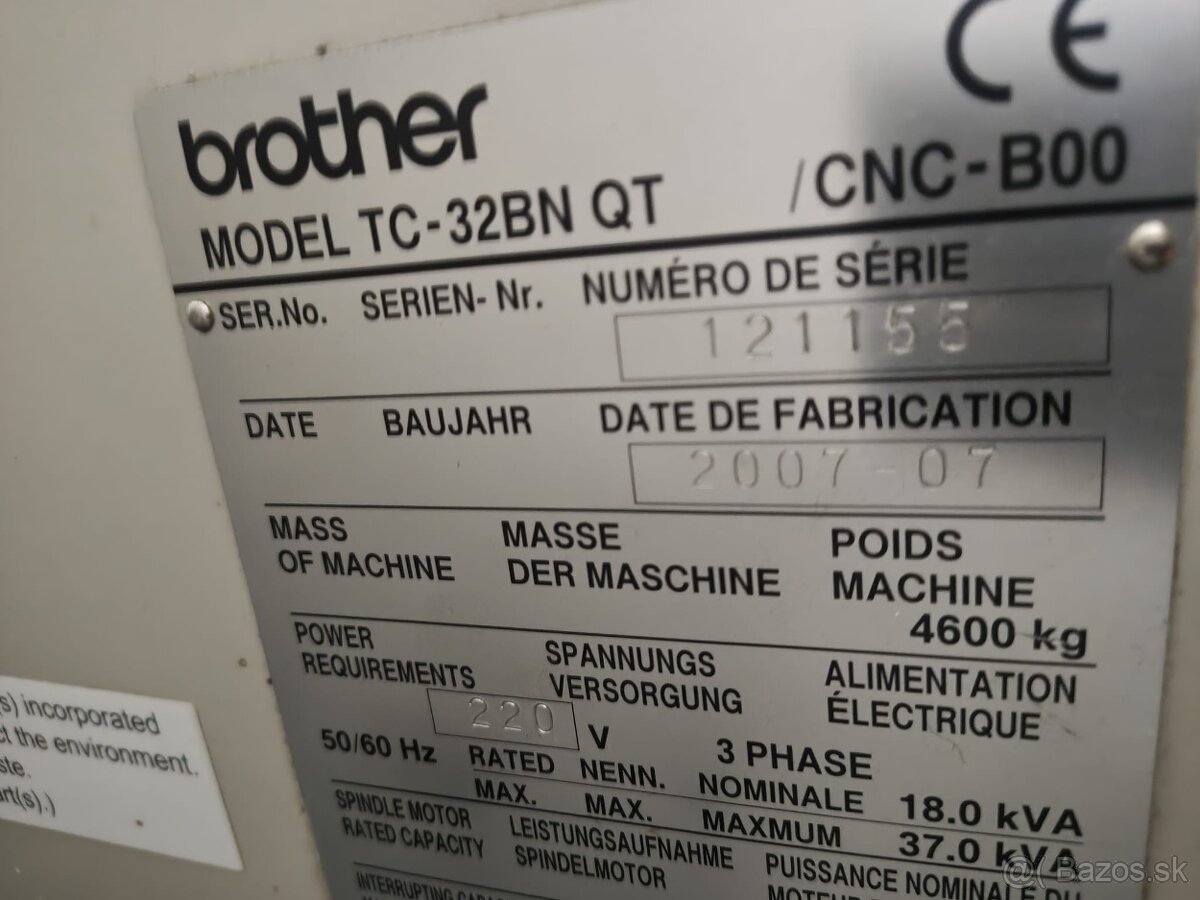 CNC obrabacie centrum BROTHER - 3