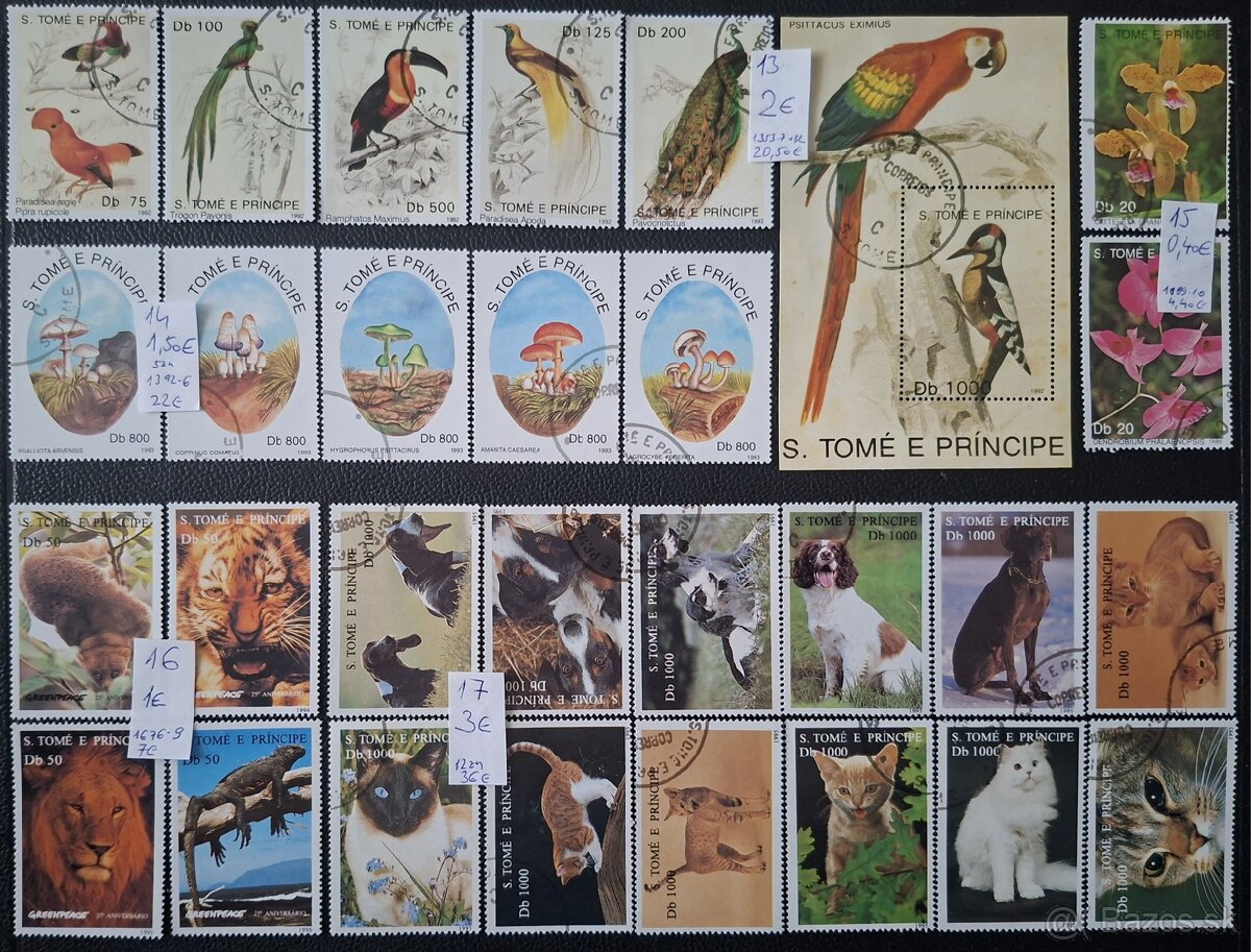 Postove znamky Mix 5 (99poloziek) - 3