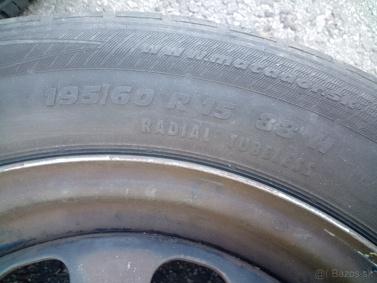 Letné kolesá 195/60 R15 4x108 Ford, Peugeot, Citroen, Opel - 3
