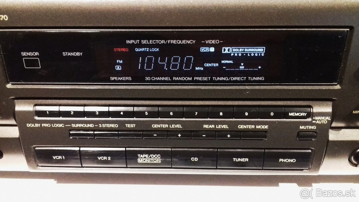 5.1 zvuk =220W Receiver TECHNICS SA-GX370, JAPAN, AR13, AR19 - 3