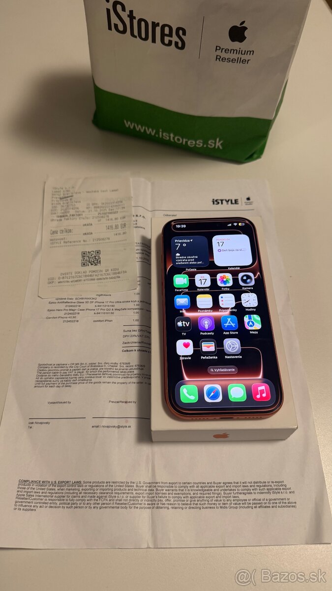 iPhone 17 Pro 256 GB , Cosmic Orange - 3