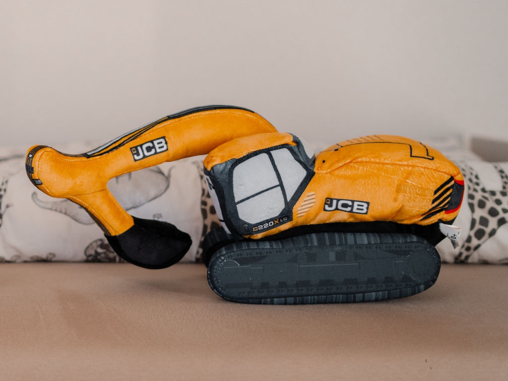 Plyšový bager JCB - 3