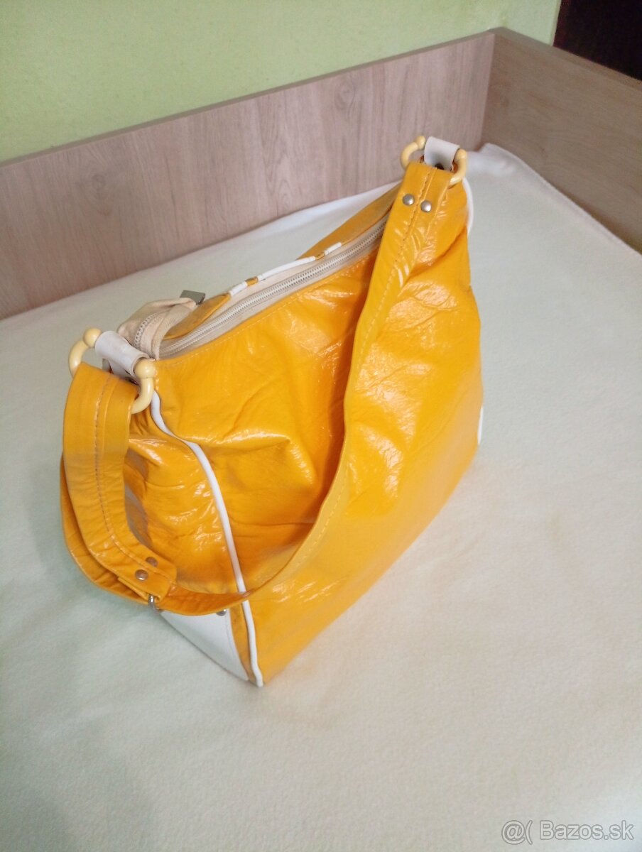 Retro žltá kabelka - 3