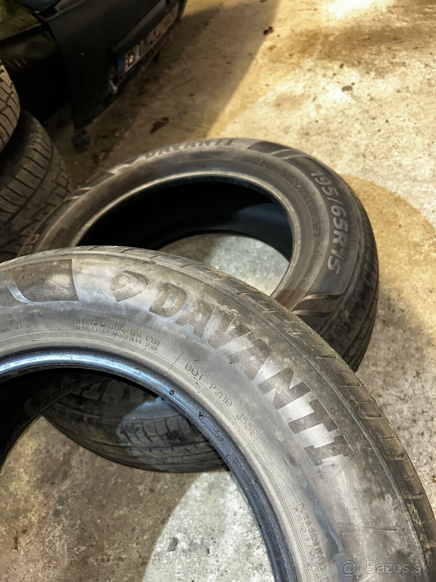 Predám letné pneumatiky 195 65 r15 - 3