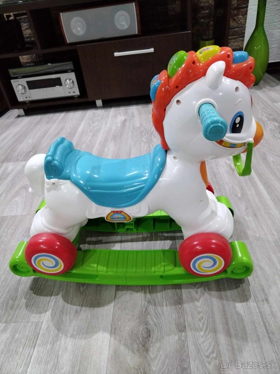 Interaktívny pohyblivý - hojdací koník 3v1 - 3