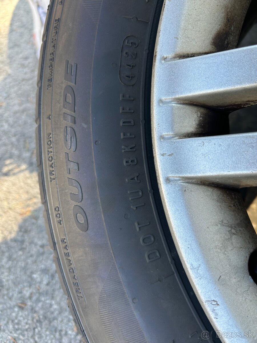 Predám hliníkové disky s pneu R16 - 3