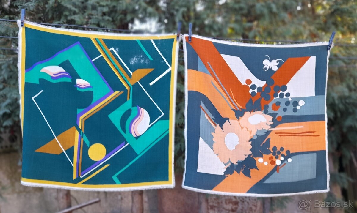 Staré šatky, šály - 3