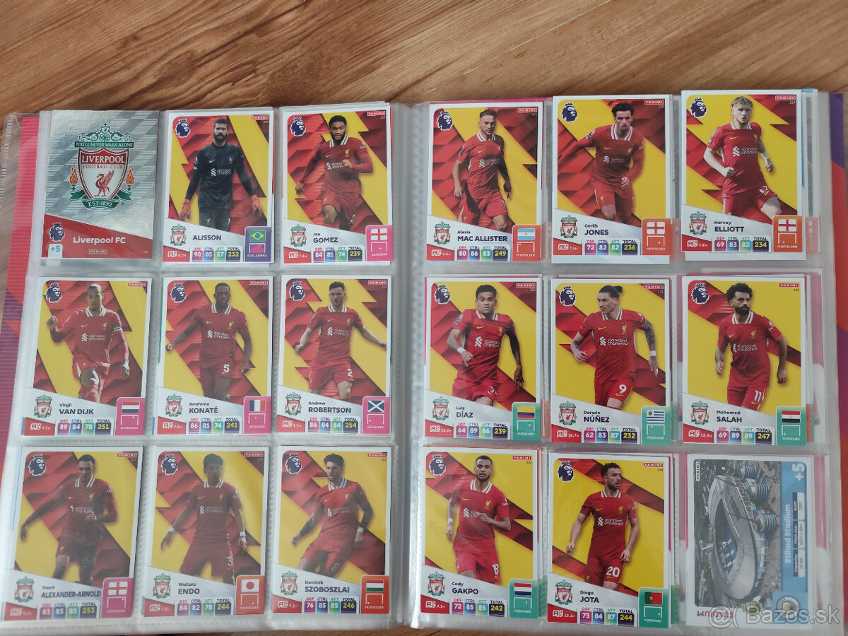 Premier League 2025 Futbalové kartičky Panini Adrenalyn. - 3