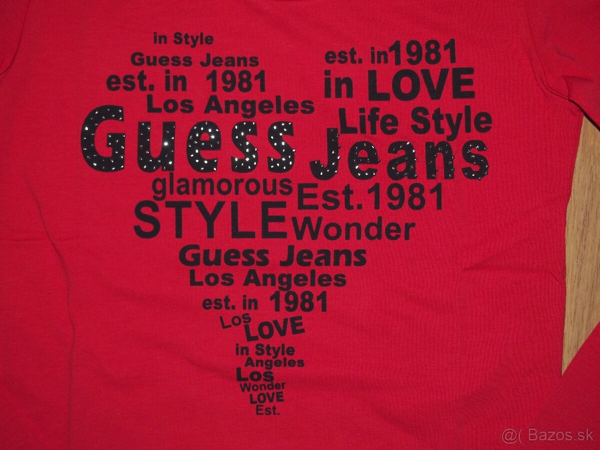 Guess dámske tričko červene - 3