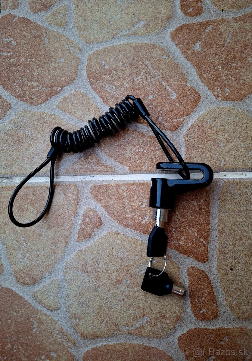 Zamok na kolobezku bike e-bike + kotucovu brzdu Kukirin kug - 3