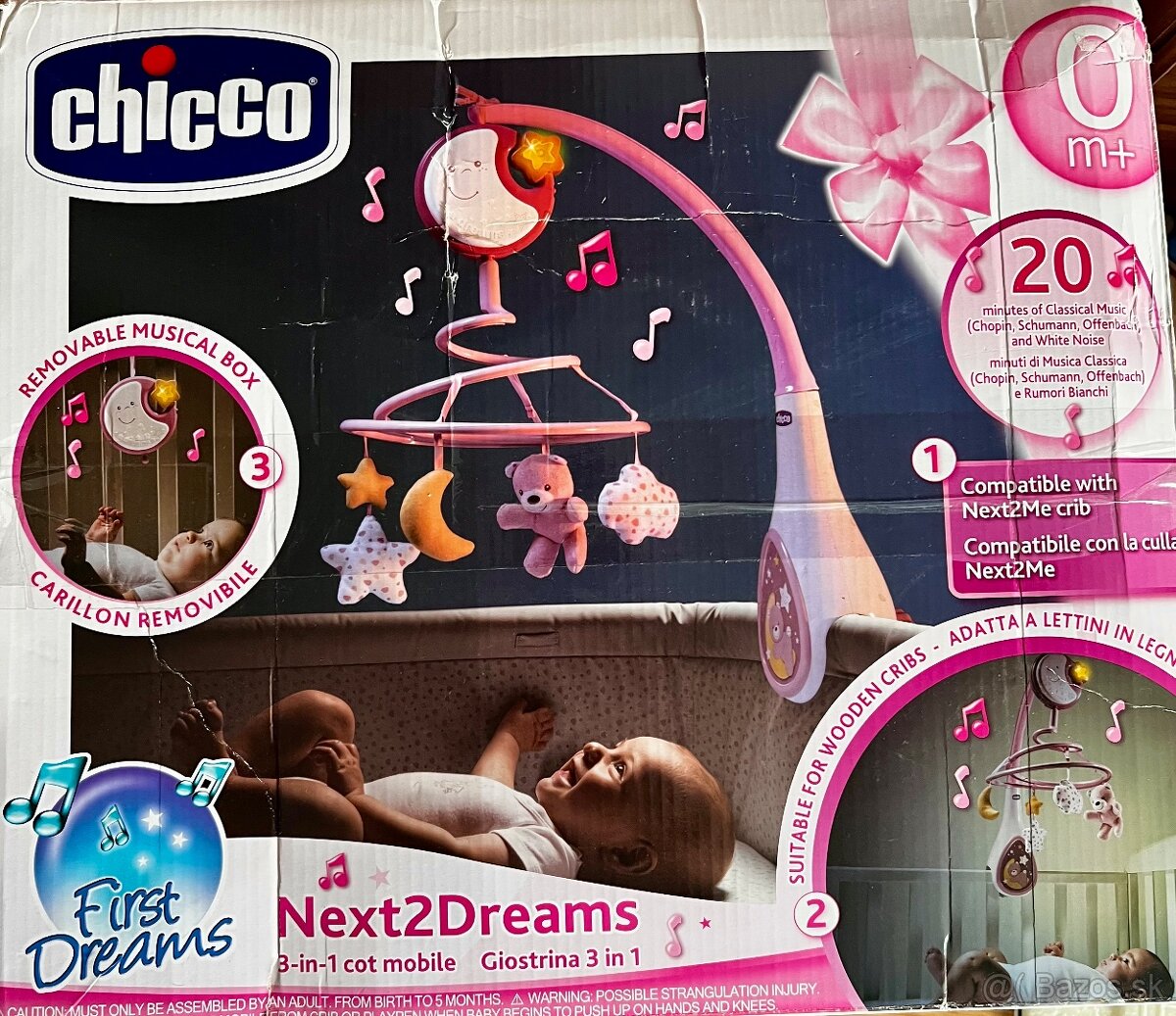 CHICCO Next2Dreams Next2Me kolotoč - 3