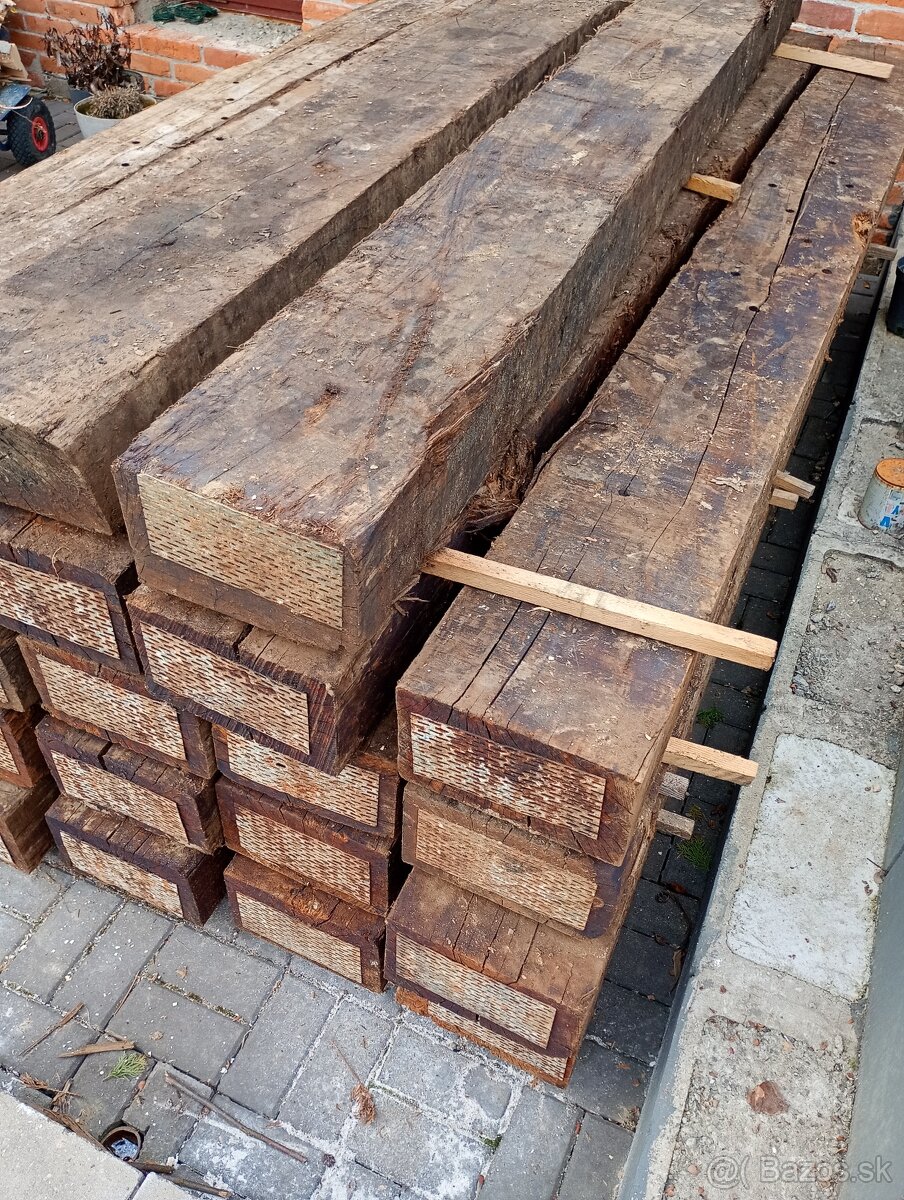 Predám bukové železničné podvaly - 3