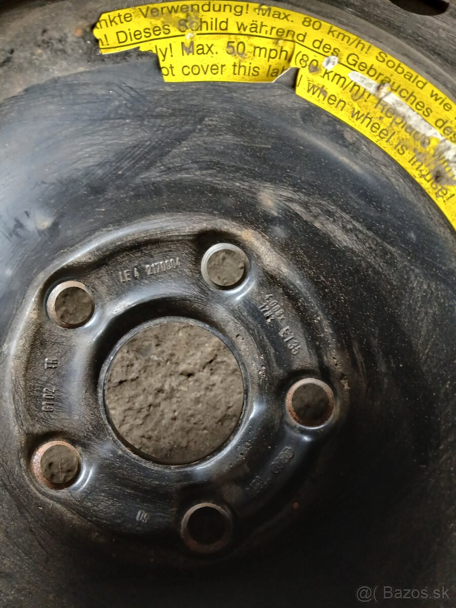 Dojazdové koleso 5x112 R17 - 3