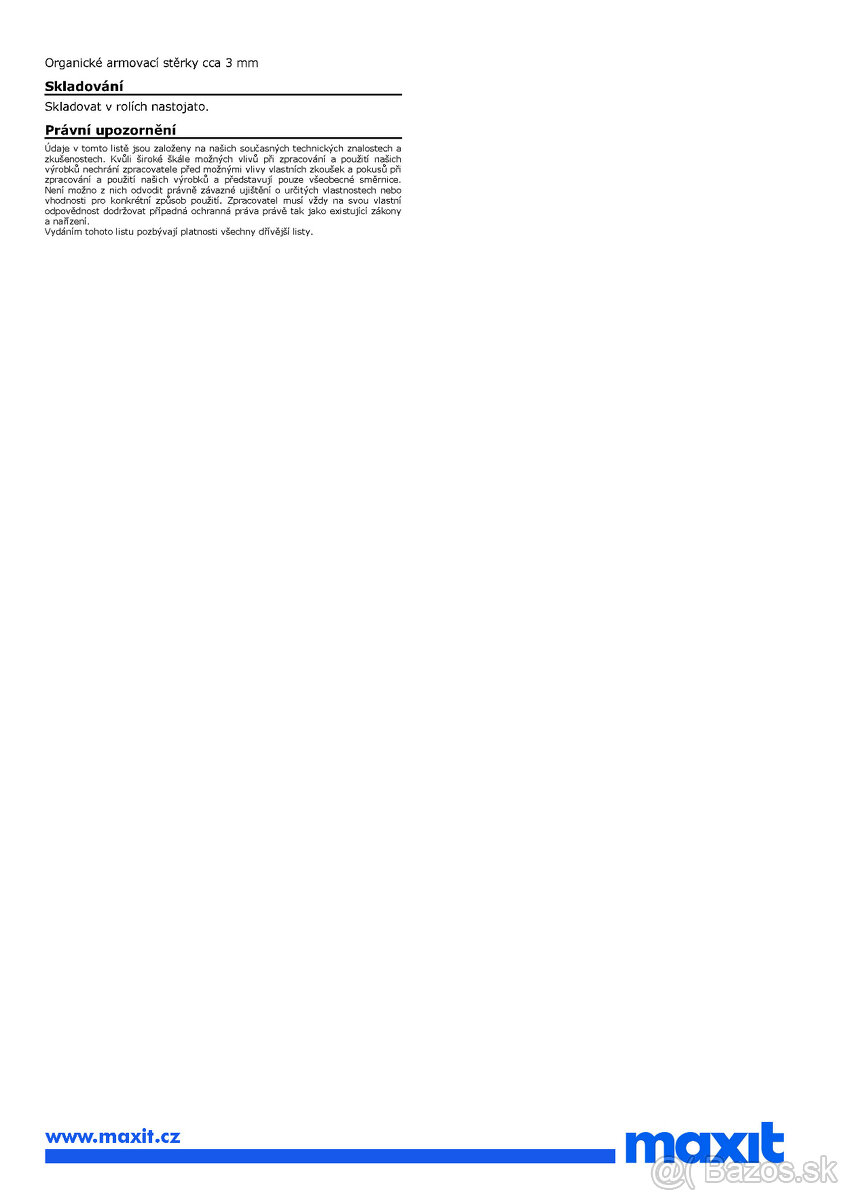 Armovacia sklotextilna sieť maxit MW Armierungsgewebe 8x8 - 3