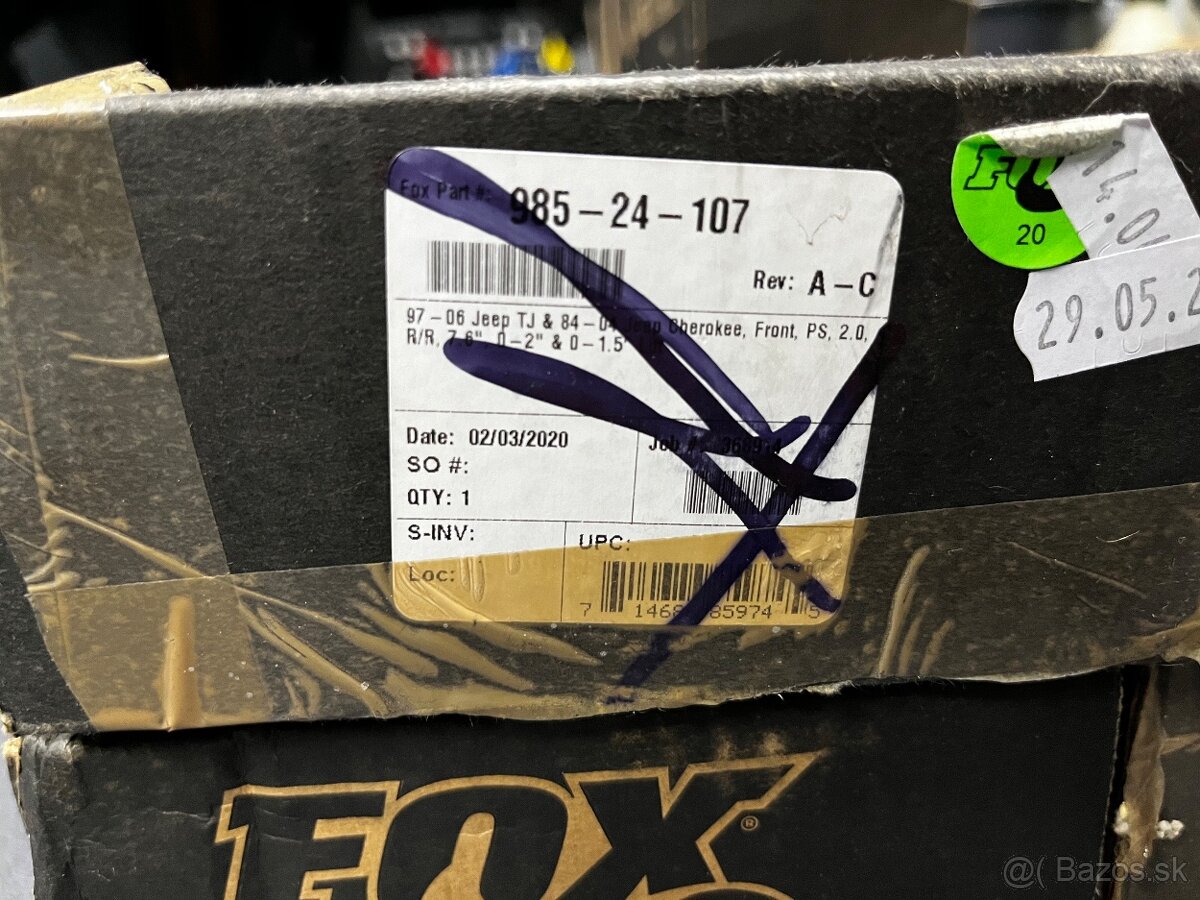Fox racing tlumice pro Wrangler TJ - 3
