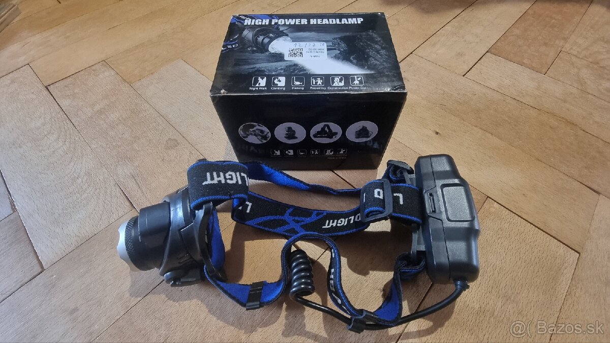 Čelovka s bezdotykovým senzorom T6 LED - 3