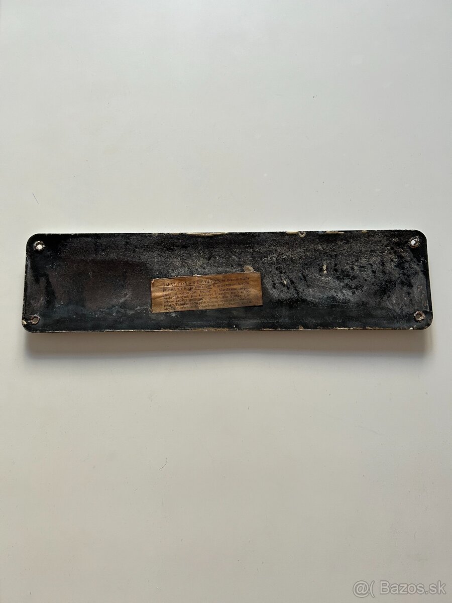 Smaltovaná tabuľa - 3