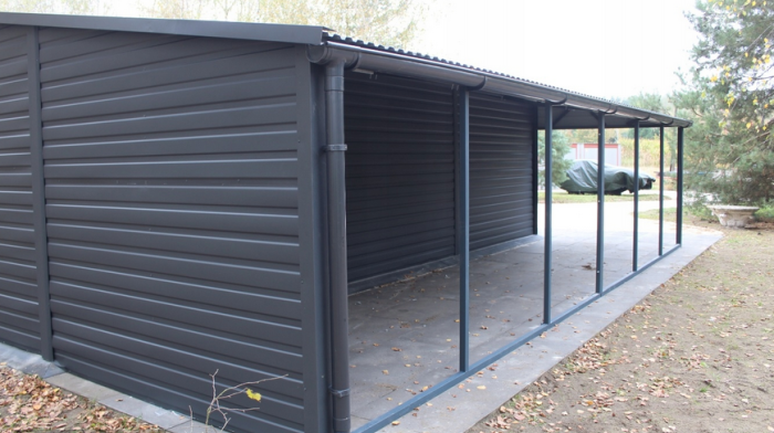 Plechová hala 20x8 - 3