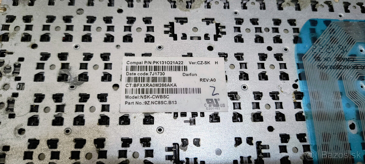 Klávesnica HP NSK-CWBSC CZ/SK - 3