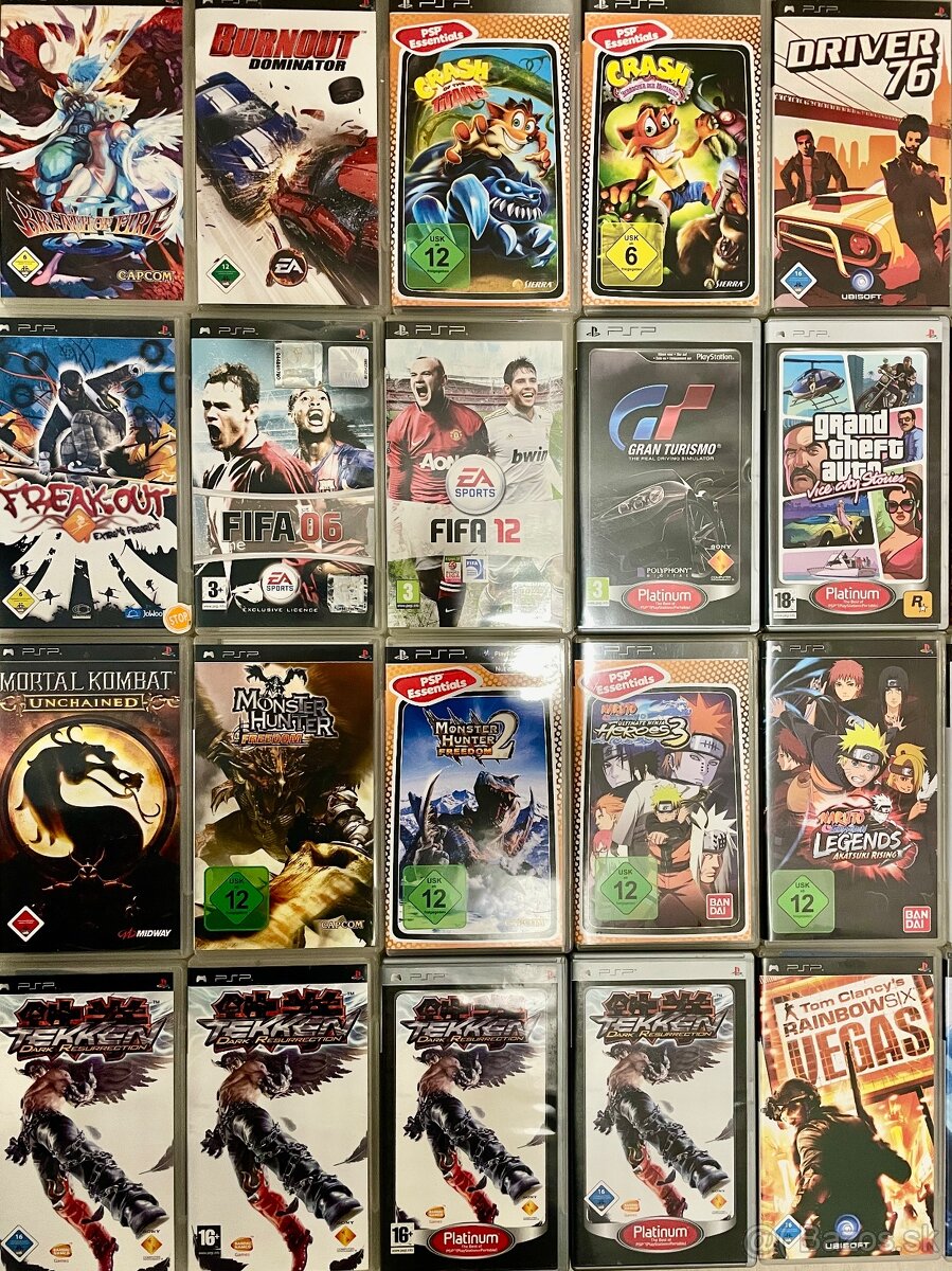 PSP hry Sony PlayStation Portable - 3