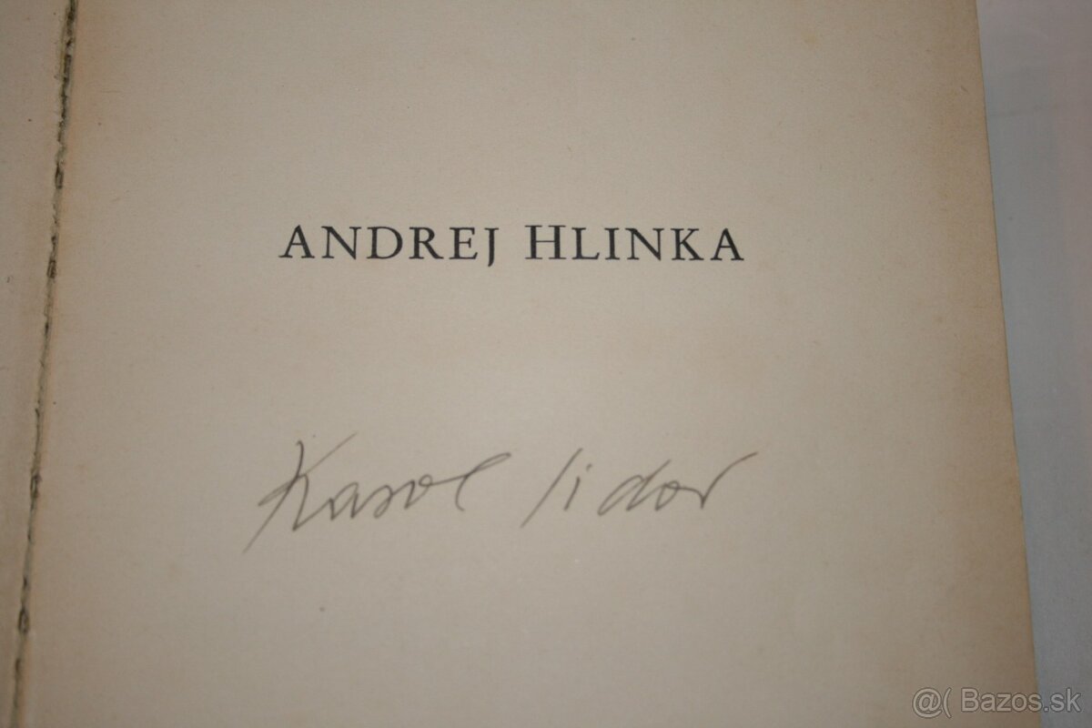 Karol Sidor: ANDREJ HLINKA 1864-1926 (s podpisom K.Sidora) - 3