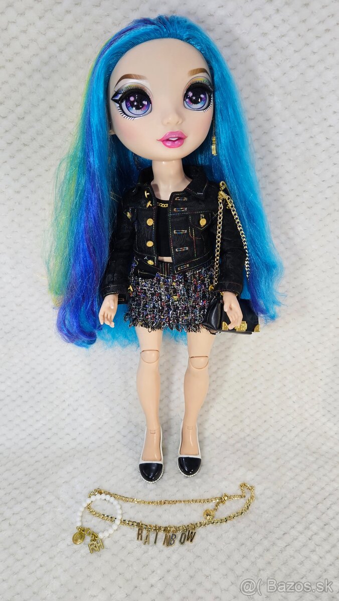 Bábika MGA Rainbow High – Mega Big Amaya Raine (60 cm) - 3