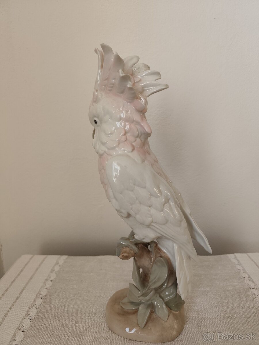 Royal dux papagáj porcelánová soška - 3