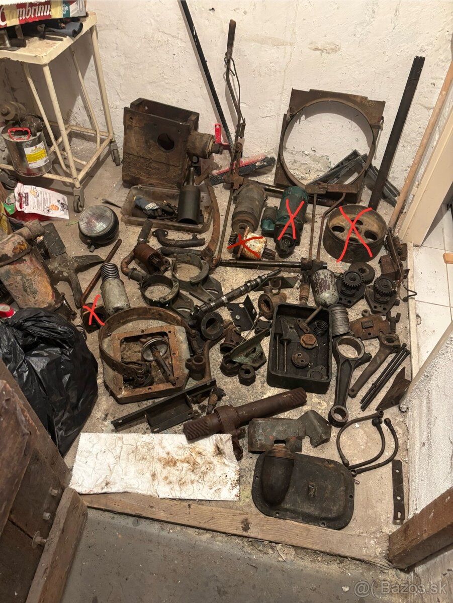 Predám súčiastky na Zetor 25 - 3