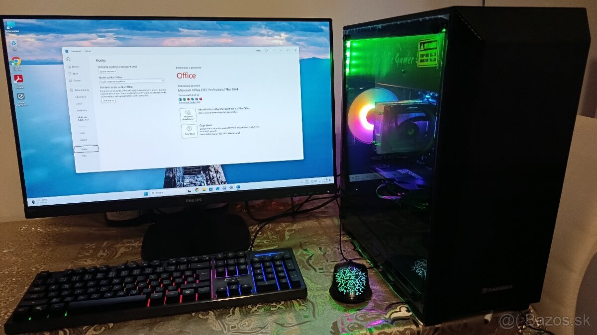 Nové herné PC AMD 8jadro, RTX3050 8GB, wi-fi, bluetooth - 3