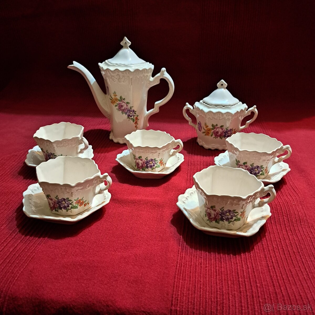 Starožitná čajová súprava SLOVAKIA - 3