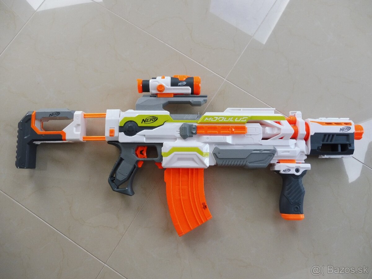NERF Predám Pušku N-STRIKE MODULUS ECS-10 AUTOMATIC B1538 - 3