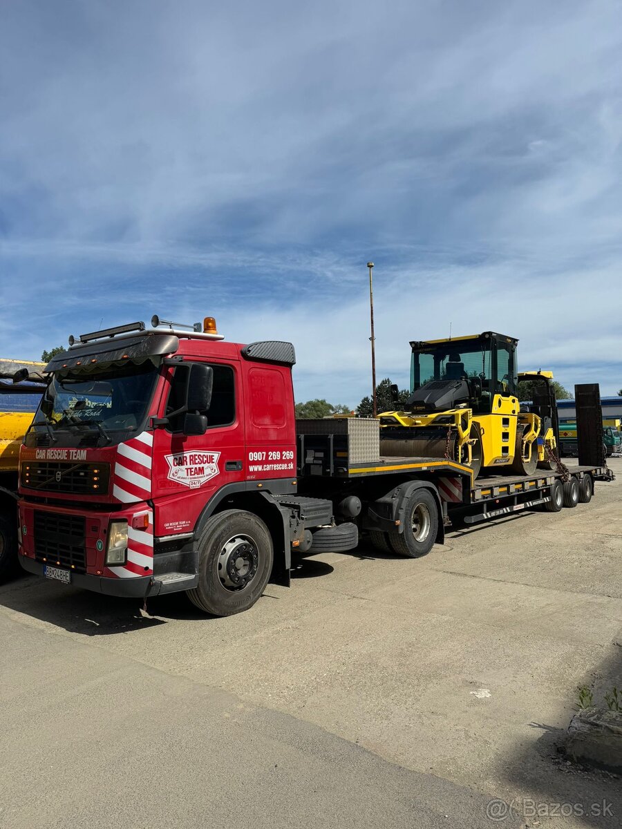 Súprava ťahač Volvo FM480 + podvalník Schwarzmuller