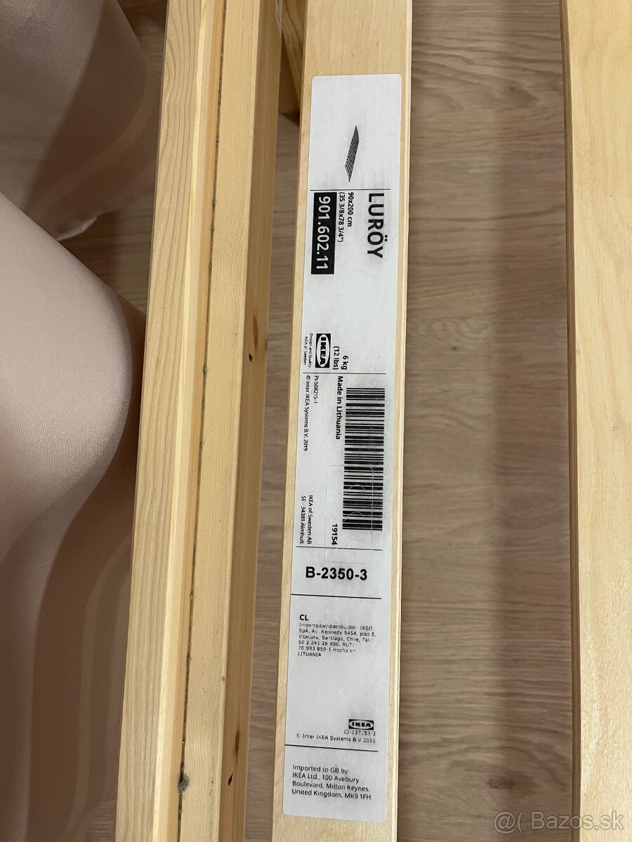 Posteľ 90x200 s matracom - 3