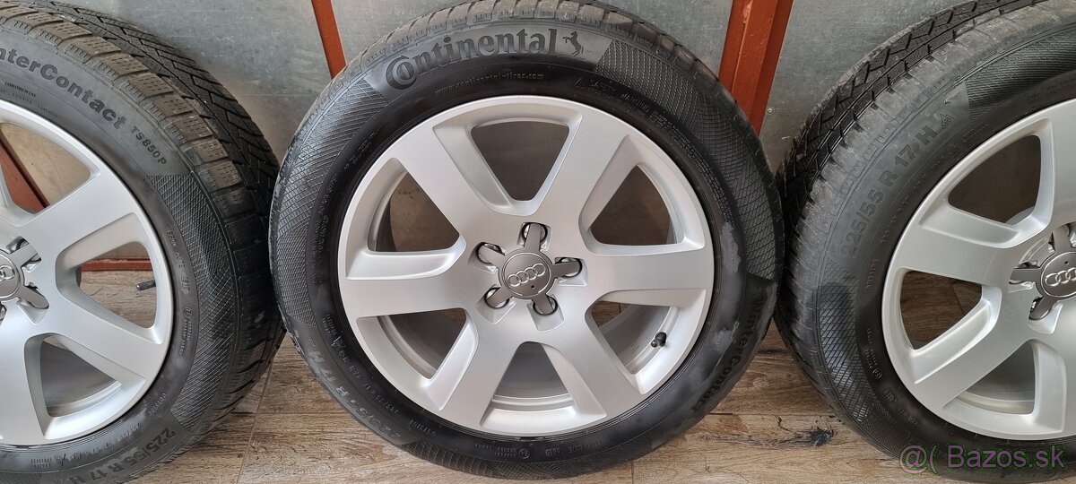 Predam orginal Audi elektrony 5x112 R17 et38 J8 - 3