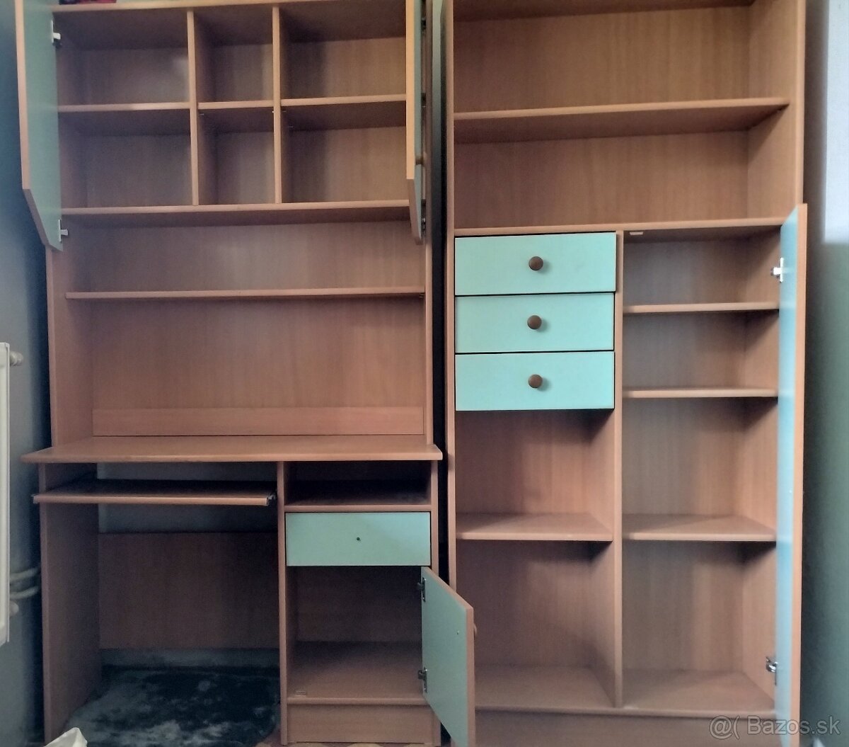 Skrine +písací stolík do detskej izby pre chlapca - 3