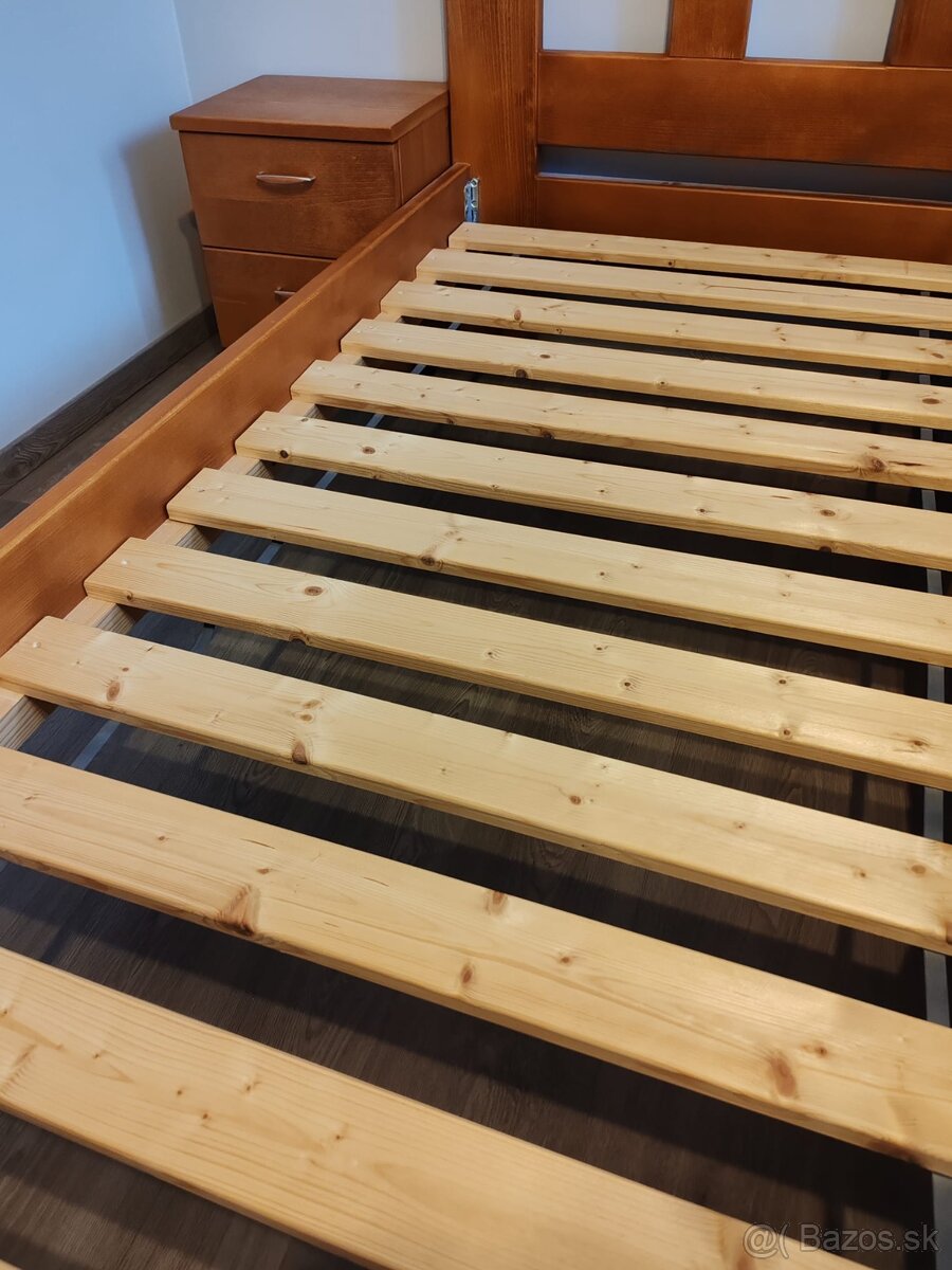 Manželská posteľ z masívu - 3