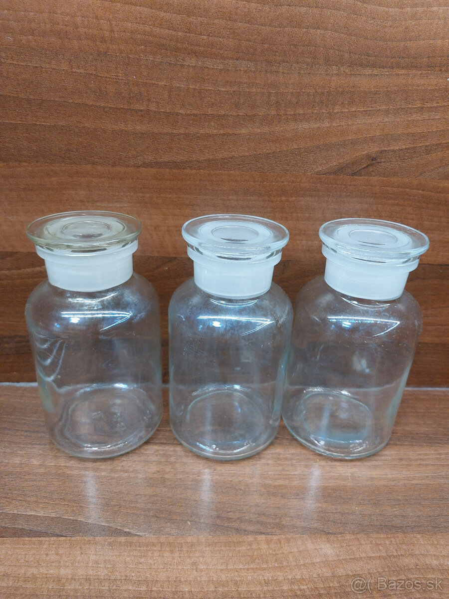 prachovnice - flaše so zábrusom - 3