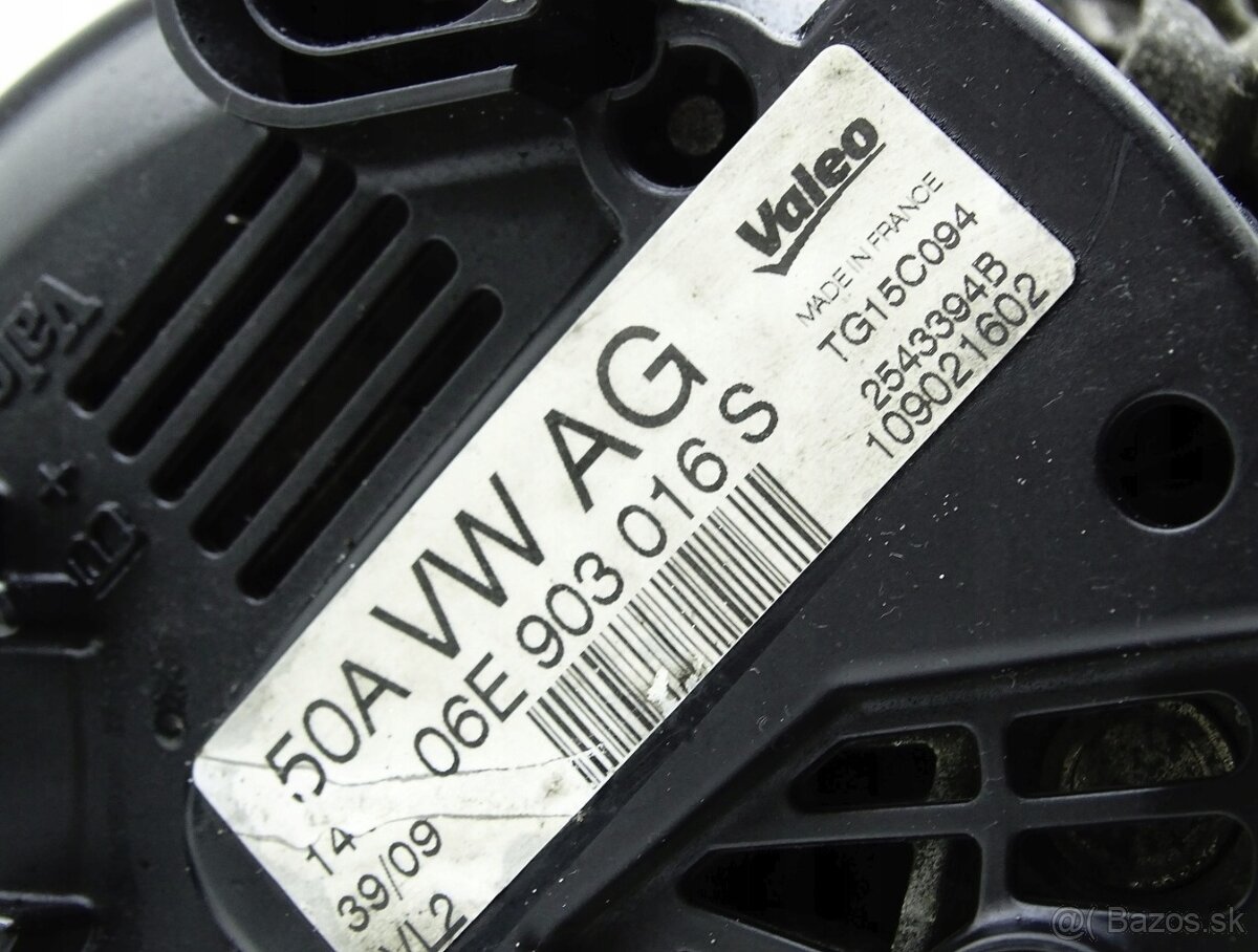 Alternátor Audi A4 B8 Q5 SQ5 06E903016Sf - 3