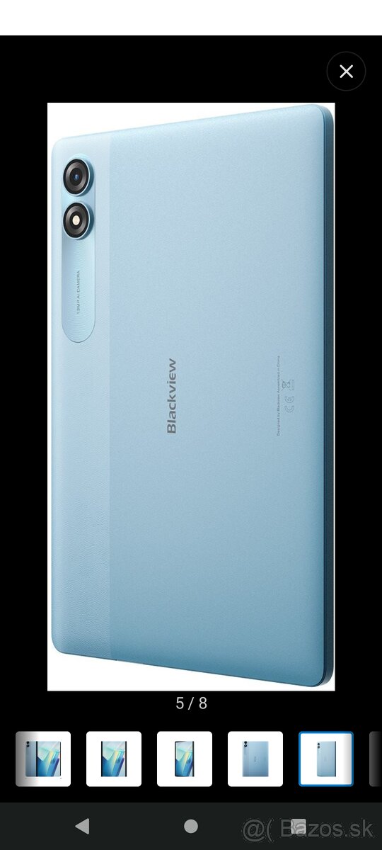 Predám takmer nový tablet Blackview 11 "blue - 3