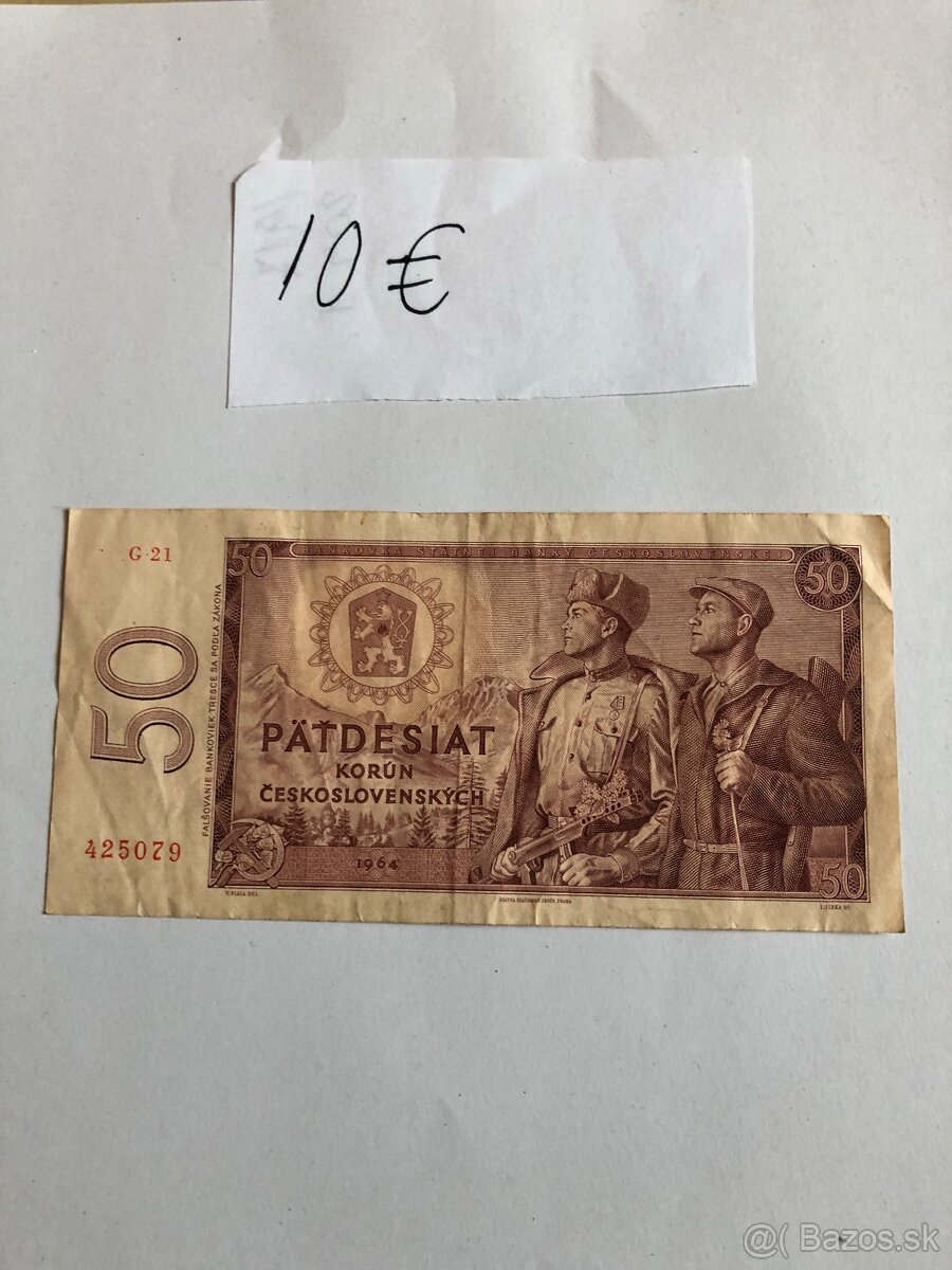 Staré bankovky 2. - 3