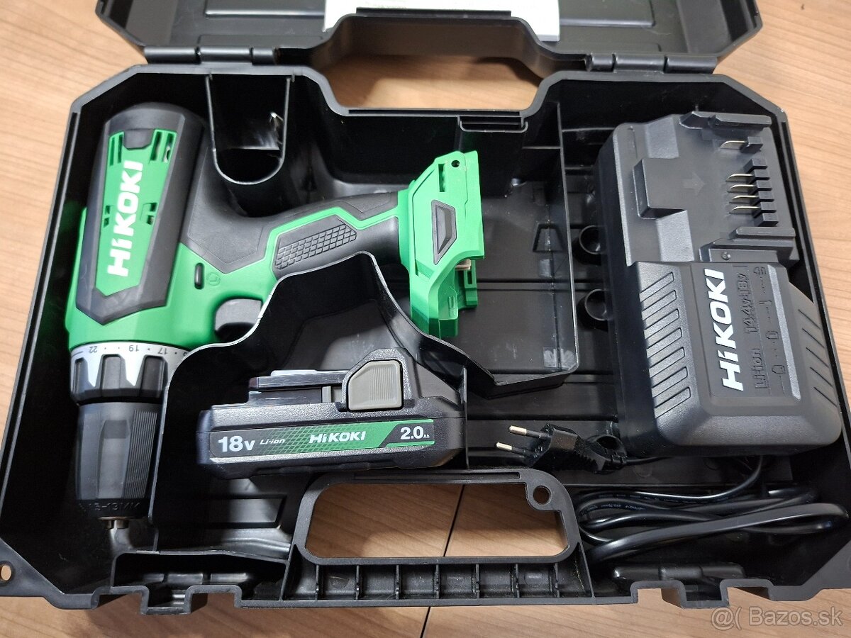 Hikoki DS18DF, akumulatorova vrtacka + bateria + nabijacka + - 3