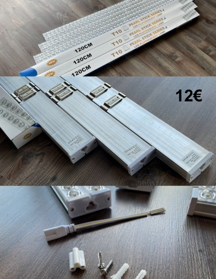 LED svietidlá, lampy 120cm - 3