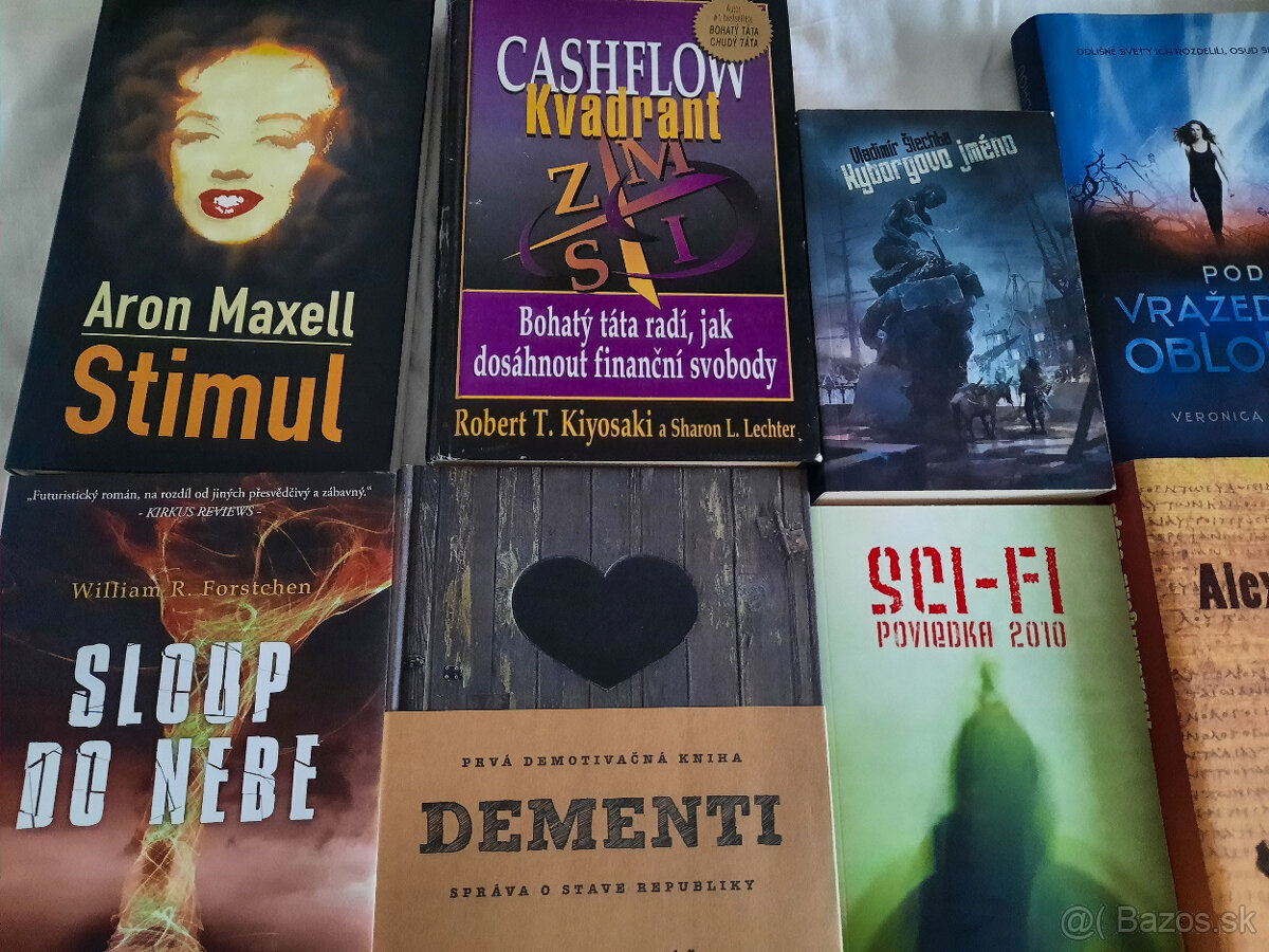 Knihy - rozne sci-fi, fantasy, akcne, thrillery, krimi - 3