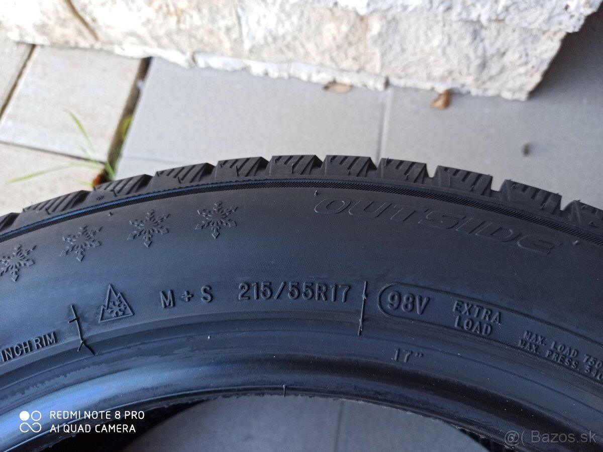 zimne pneu 215/55 R17 - 3