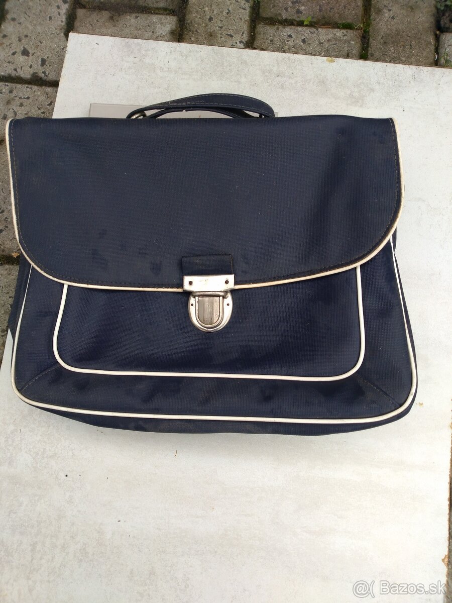 Retro kufor, kufrik, aktovka,cestovna taska - 3